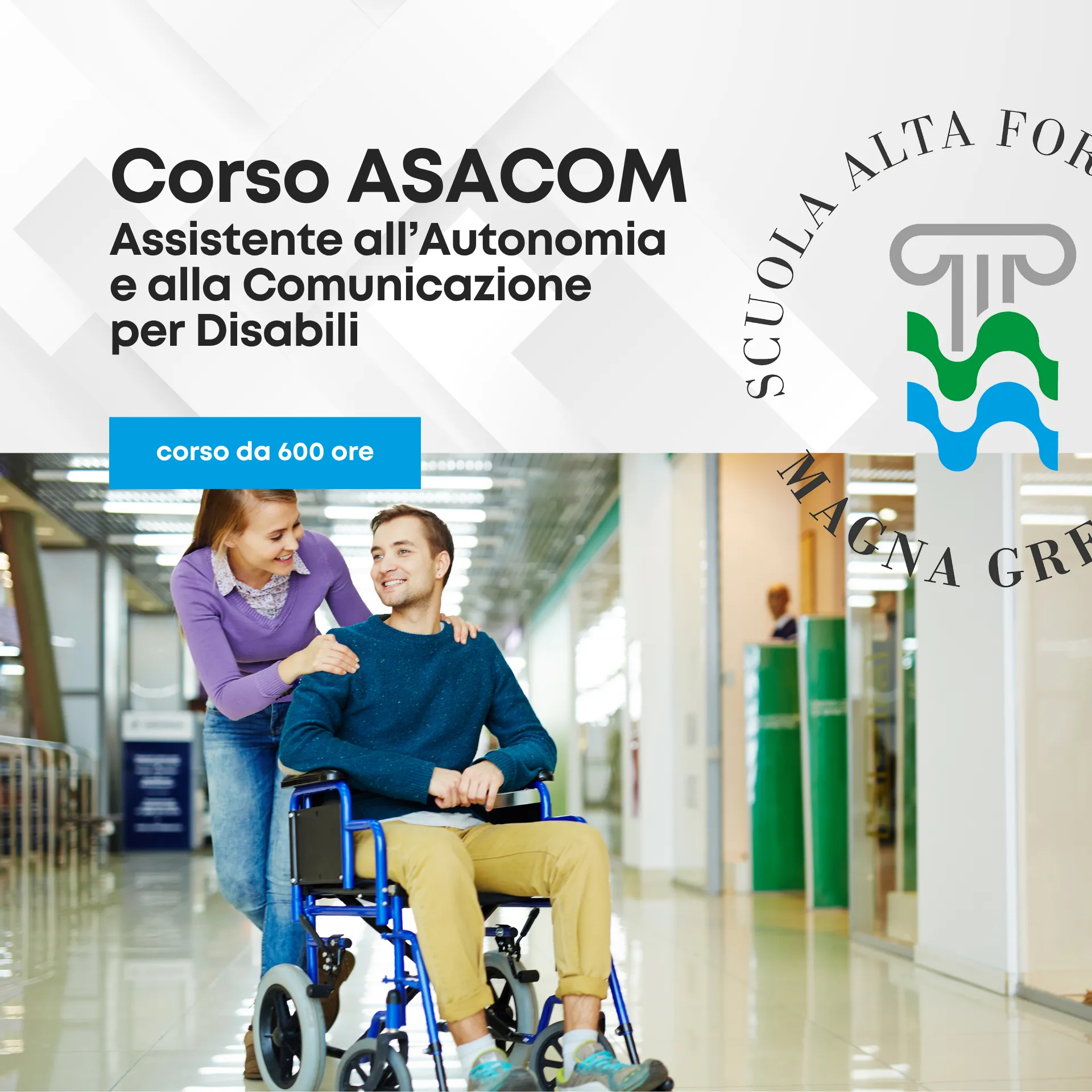 Corso ASACOM-Assistente all’Autonomia e alla Comunicazione per Disabili