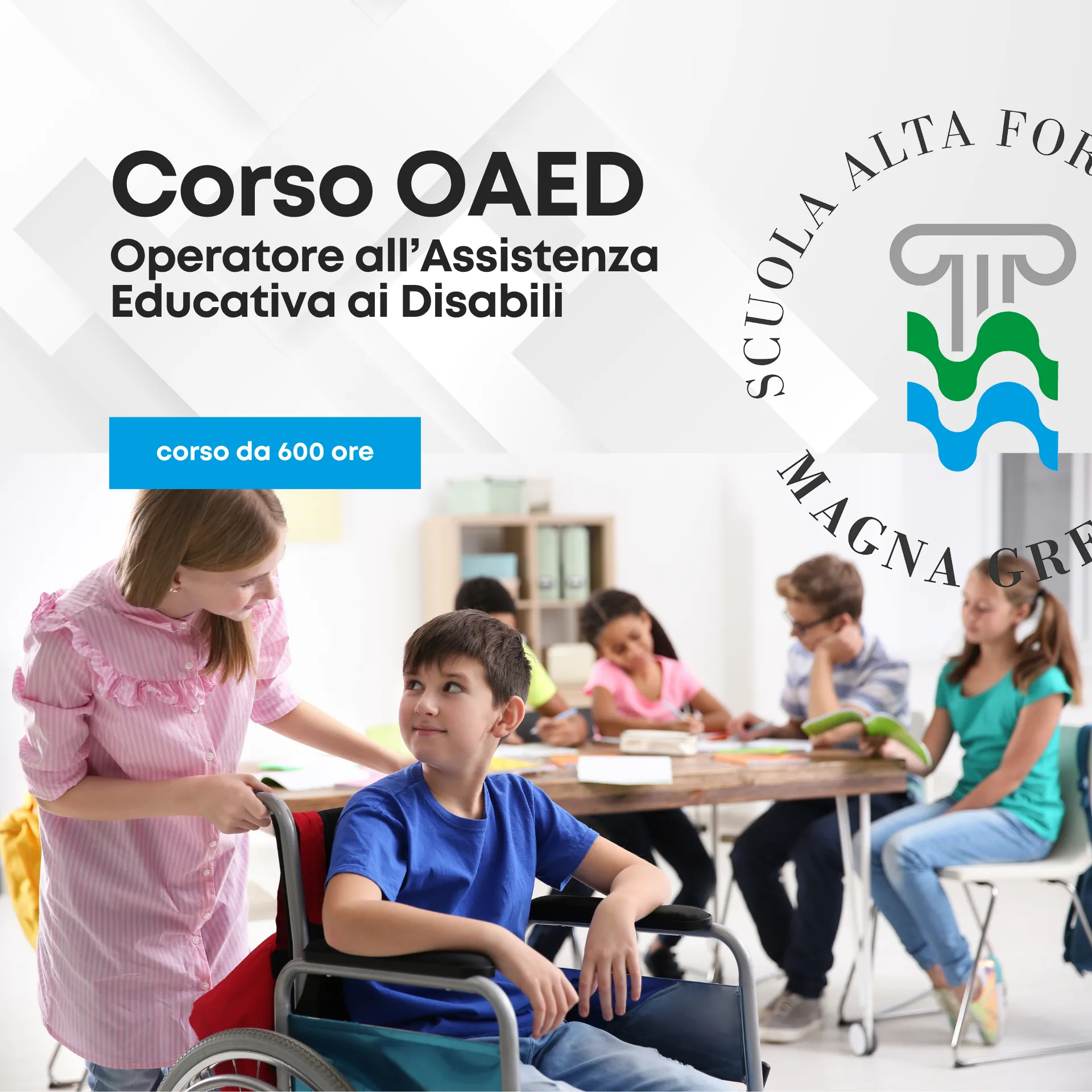 Corso OAED-Operatore all’Assistenza Educativa ai Disabili